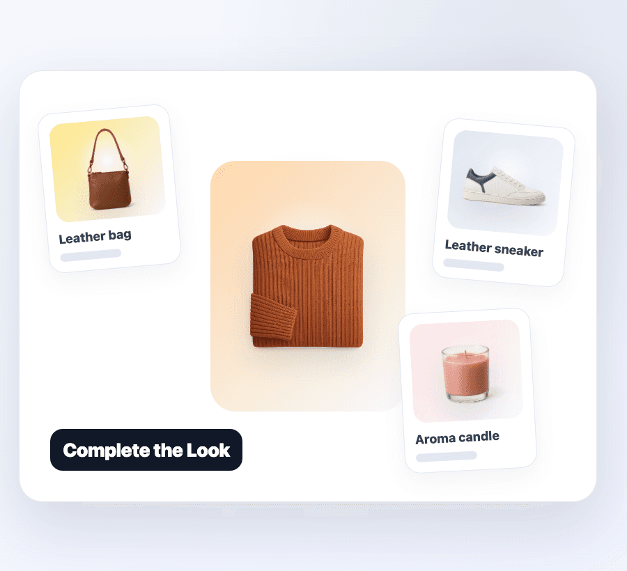 Complete the Look outfit-style pairings.
